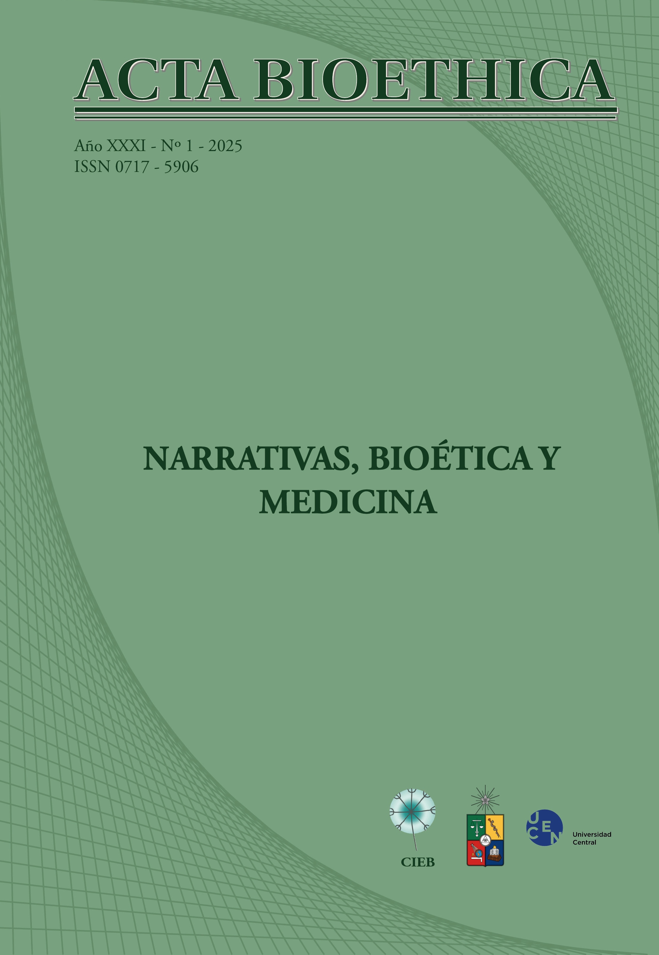 											View Vol. 31 No. 1 (2025): NARRATIVAS, BIOÉTICA Y MEDICINA
										