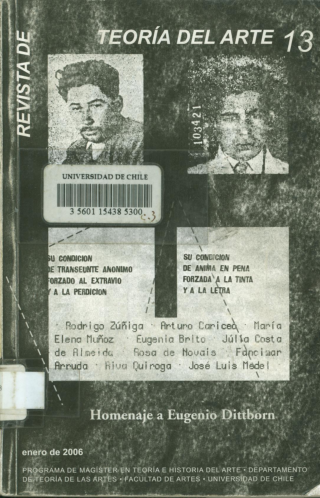 												Visualizar n. 13 (2006): enero
											
