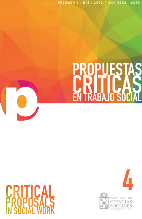 												Ver Vol. 2 Núm. 4 (2022): Revista Propuestas Críticas en Trabajo Social
											